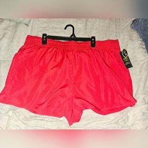 Athletic Works Women's Vibrant Red Athletic Shorts